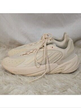 Adidas Originals Ozelia Sneakers Beige Ecru Tint Lace Up Ortholite Athleisure